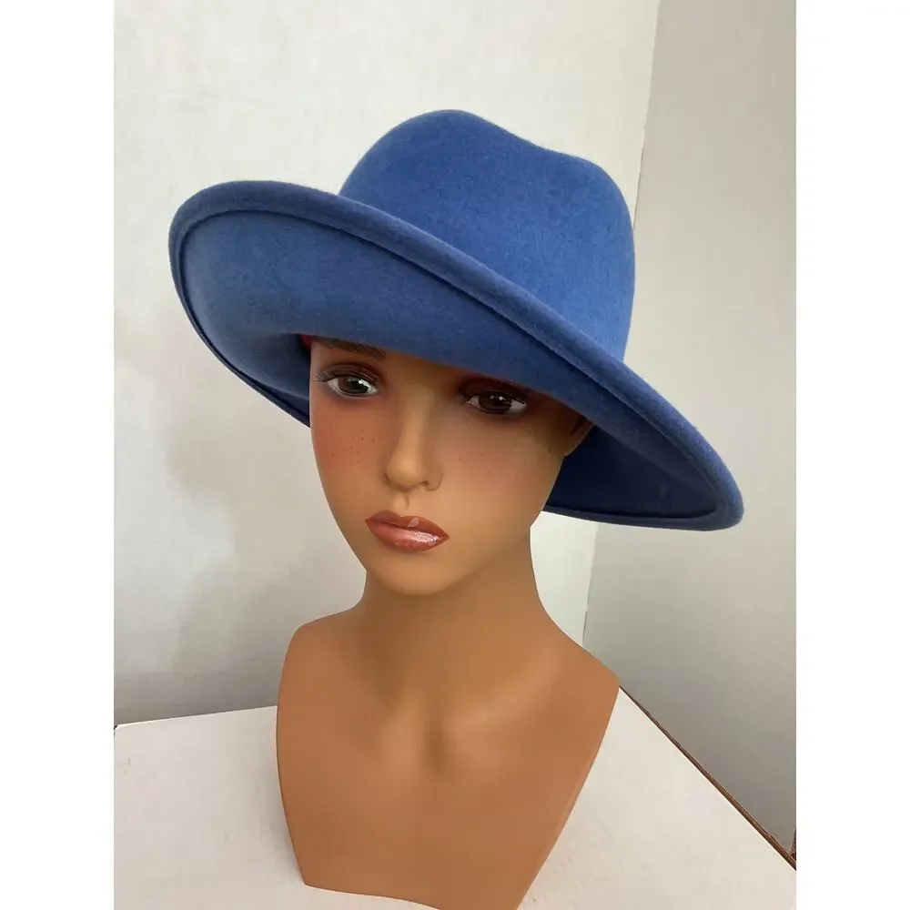 Geo. W. Bollman & Co. - Excello - All Wool Vintage Fedora - Bloomingdale’s- Blue - Picture 5 of 12